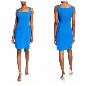 Kobi Halperin Mariola Square Neck Sleeveless Stretch Sheath Dress